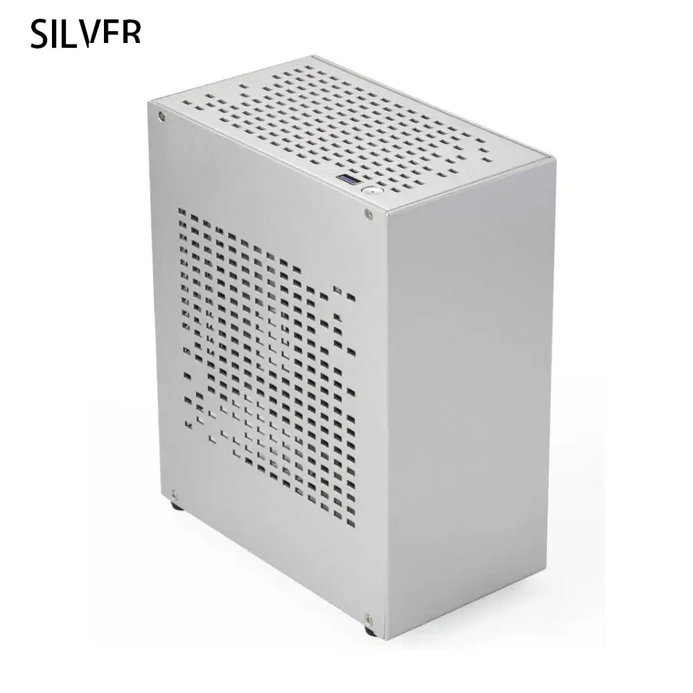 Chasis HTPC Mini ITX A4 de aluminio de 2,0 mm para ordenador de juegos, compatible con tarjeta gráfica RTX2070 I5, caja de pantalla discreta K39 A07 A39