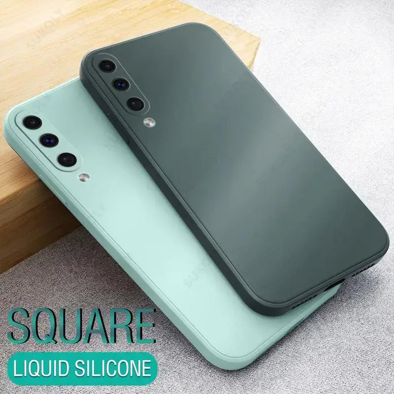 Liquid TPU Silicone Case For Samsung Galaxy S24 Ultra S23 S22 Ultra S23 S21 FE A52 A54 A53 A51 A55 5G Camera Protect Soft Cover