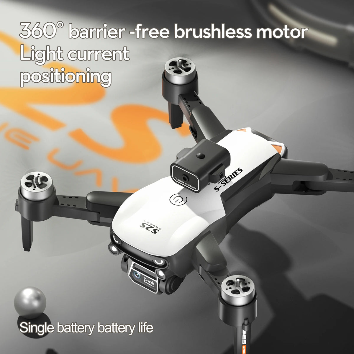 Nuevo mini dron S2S profesional con cámara HD de 8K, vuelo en 25 minutos, evitación de obstáculos, cuadricóptero plegable sin escobillas, flujo óptico, dron RC