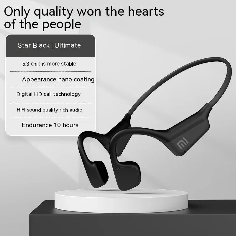 XIAOMI Mijia A20 Knochenleitungs-Nackenbügel-Kopfhörer Drahtlose Bluetooth-Kopfhörer Sport-Over-Ear-Headset mit Mikrofon Stereo-Ohrhörer