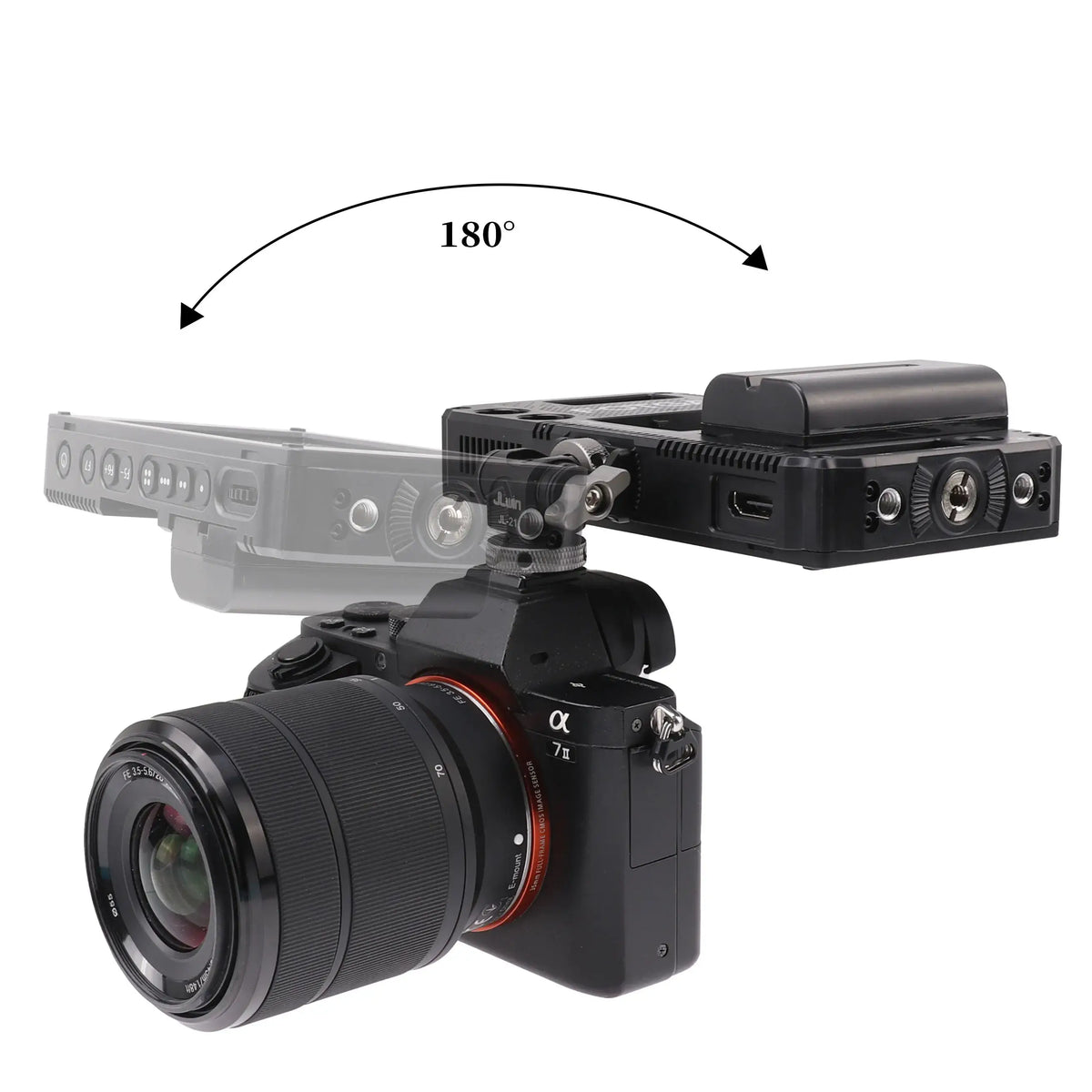 FOTGA JL-21 DSLR Kamera Monitor Mount Adapter für Nikon Canon Sony 360 Einstellbare Monitor Adapter Zubehör Foto Studio kits