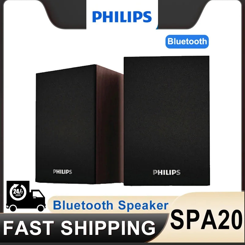 Altavoz Philips SPA20 Bluetooth con sonido envolvente de 360 ​​grados Estéreo inalámbrico Bluetooth para computadora Macbook Laptop