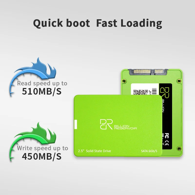 BR SSD 2.5" SATA3 128GB 256GB  Solid State DriveInternal Hard Drive Disk 2.5 SATA3  512GB memory disk 2TB  for Laptop PC