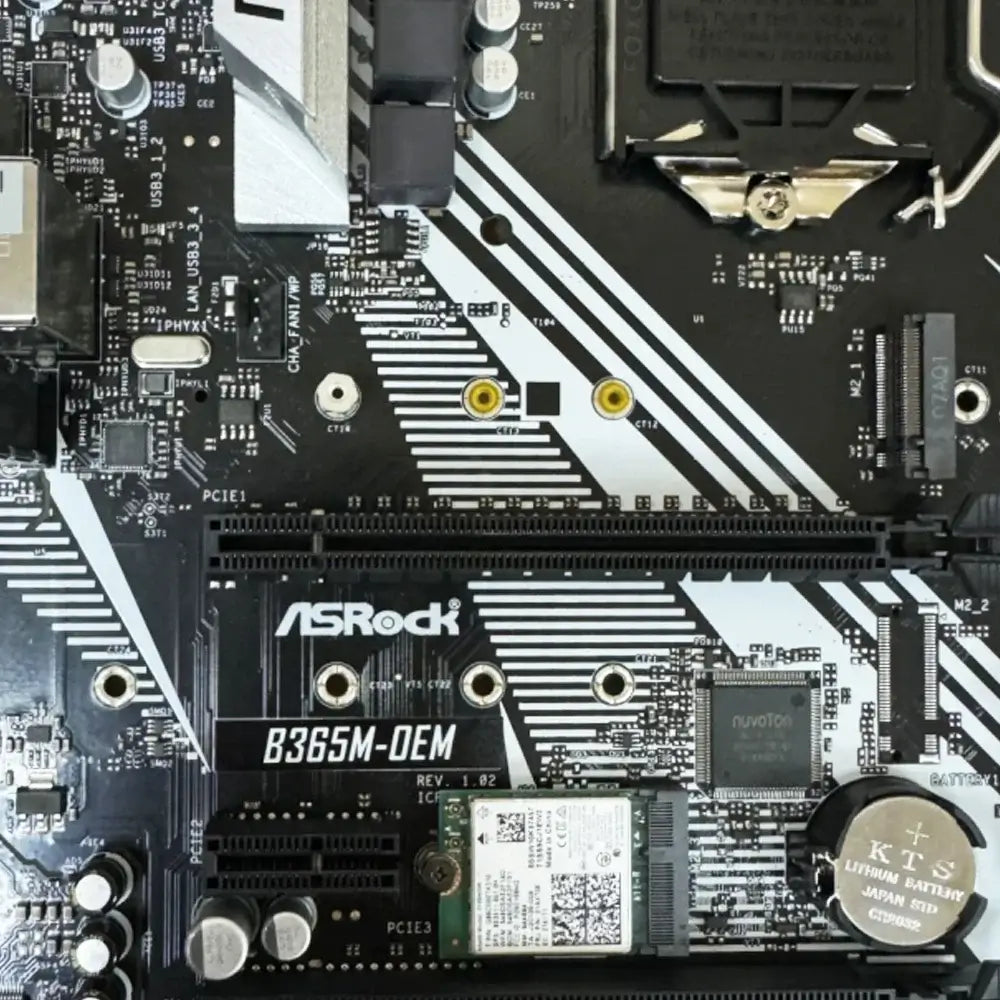 ASRock B365M Motherboard LGA 1151 Intel B365 DDR4 2666 Supports 9th and 8th Gen Intel Core Processors PCIe 3.0 USB 3.1 Micro ATX