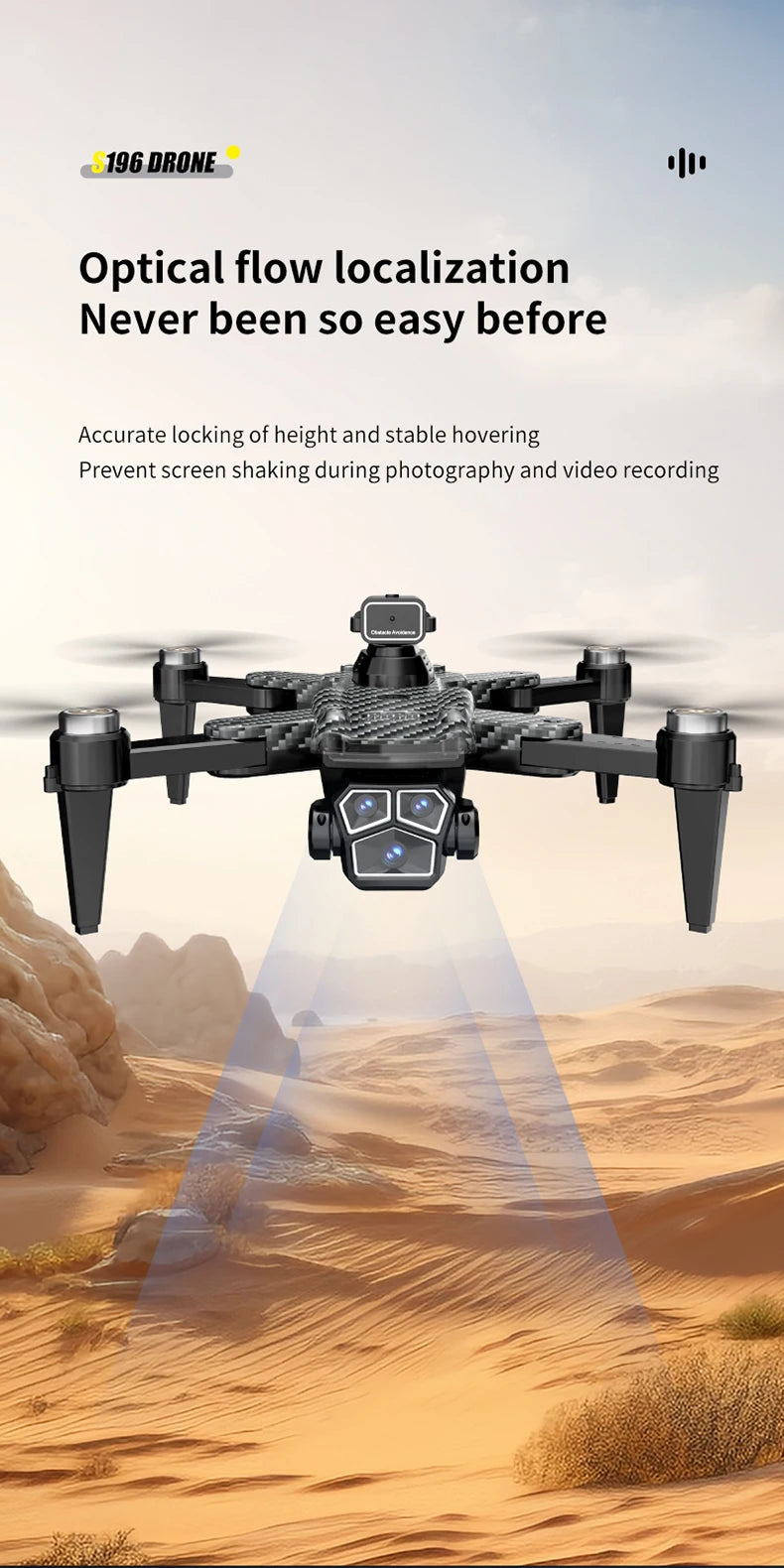 Original S196GPS Drone 8K 5G Professionelle HD Luftaufnahmen Dual-Kamera Hindernis Vermeidung Vier-Rotor Hubschrauber 8000M Neue