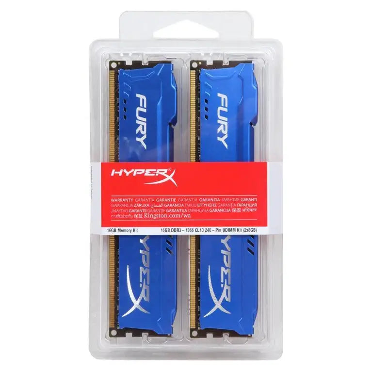 Speicher DDR3 8GB (2x4GB) 16GB (2x8GB) Kit RAM 1866MHz 1600MHz 1333MHz Desktop RAM 240Pins 1,5 V DIMM PC3-12800 14900 HyperX Fury