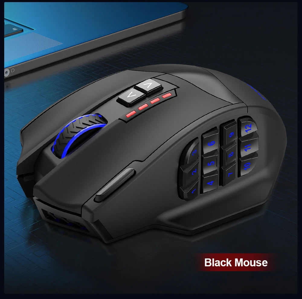 E-YOOSO X-33 RGB USB 2.4G Wireless Gaming Mouse 16000 DPI 16 Buttons Programmable Game Optical Mice for Computer PC Laptop