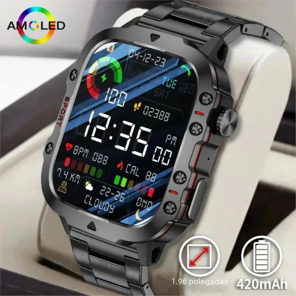 Original Herren Smart Watch Bluetooth Anruf Fitness Uhr 3ATM IP68 Schwimmen Wasserdichte Sport Smartwatch für Frauen Xiaomi Android 2024