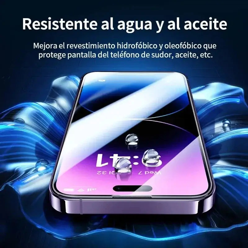 Protector de pantalla de vidrio templado 8 en 1 para iPhone 15, 13, 11, 12, 14 Pro Max, 13Mini, 16 Pro, para iPhone X, XR, XS MAX, lente de cámara