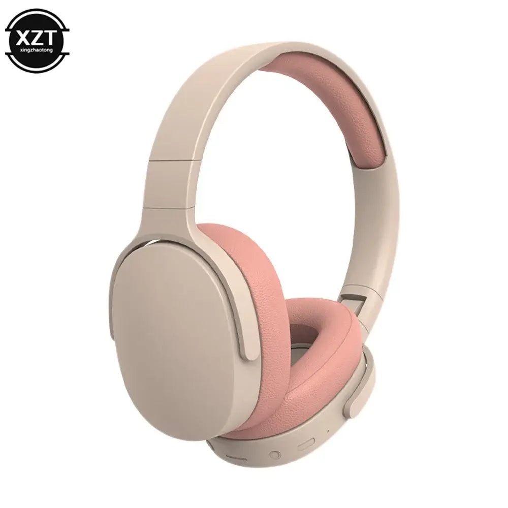 Wireless Bluetooth headphone with stylish design and soft ear cushions, perfect for PC gaming and music enjoyment.