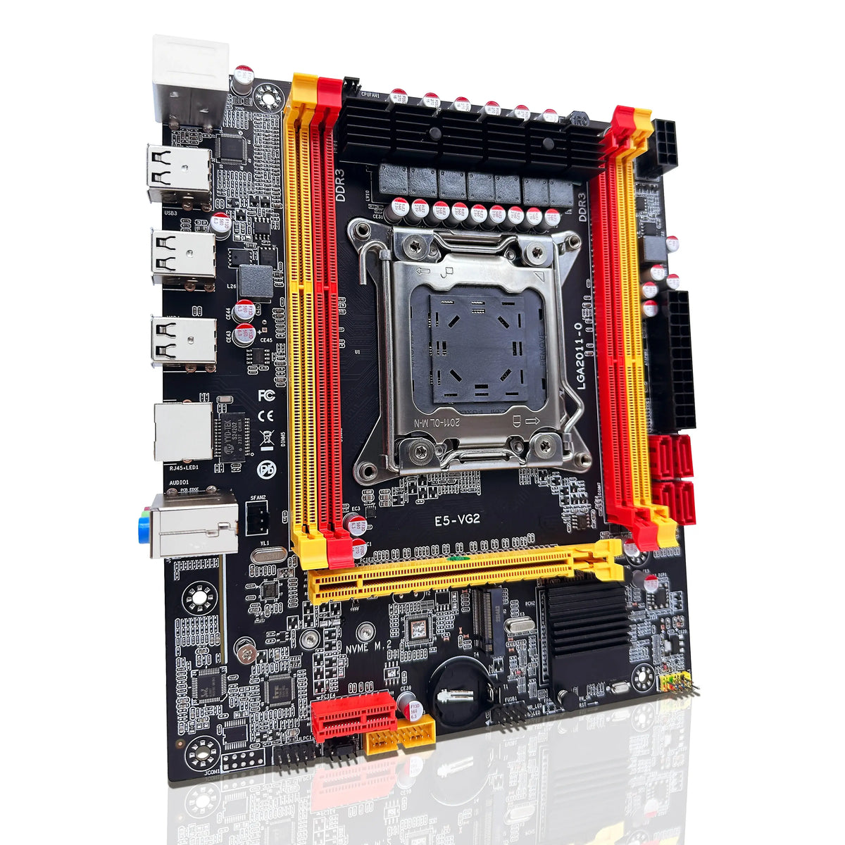 Kit de placa base ZSUS X79 VG2 con CPU Intel LGA2011 Xeon E5 2689 C2, memoria RAM DDR3 de 16 GB y 1600 MHZ ECC, NVME M.2 SATA