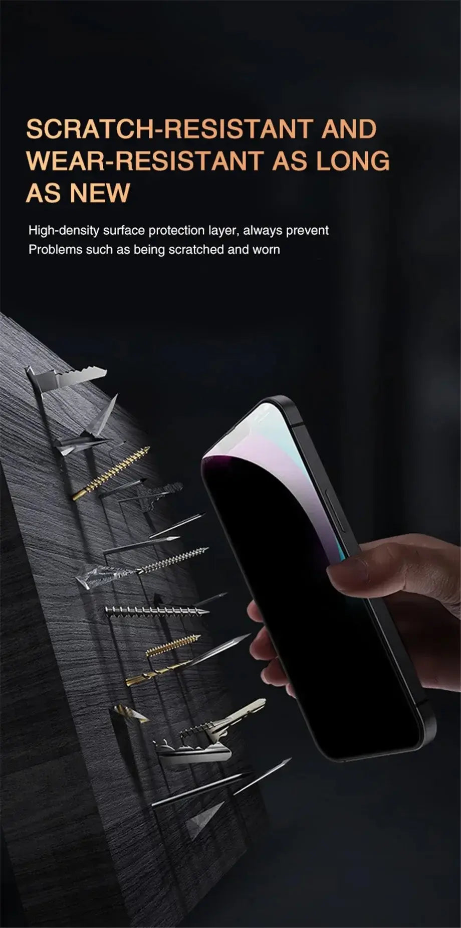 1-4Pcs Anti-spy Tempered Glass for IPhone 16 15 13 11 14Pro Max Full Cover Privacy Screen Protector For iPhone X XS Max XR Glass