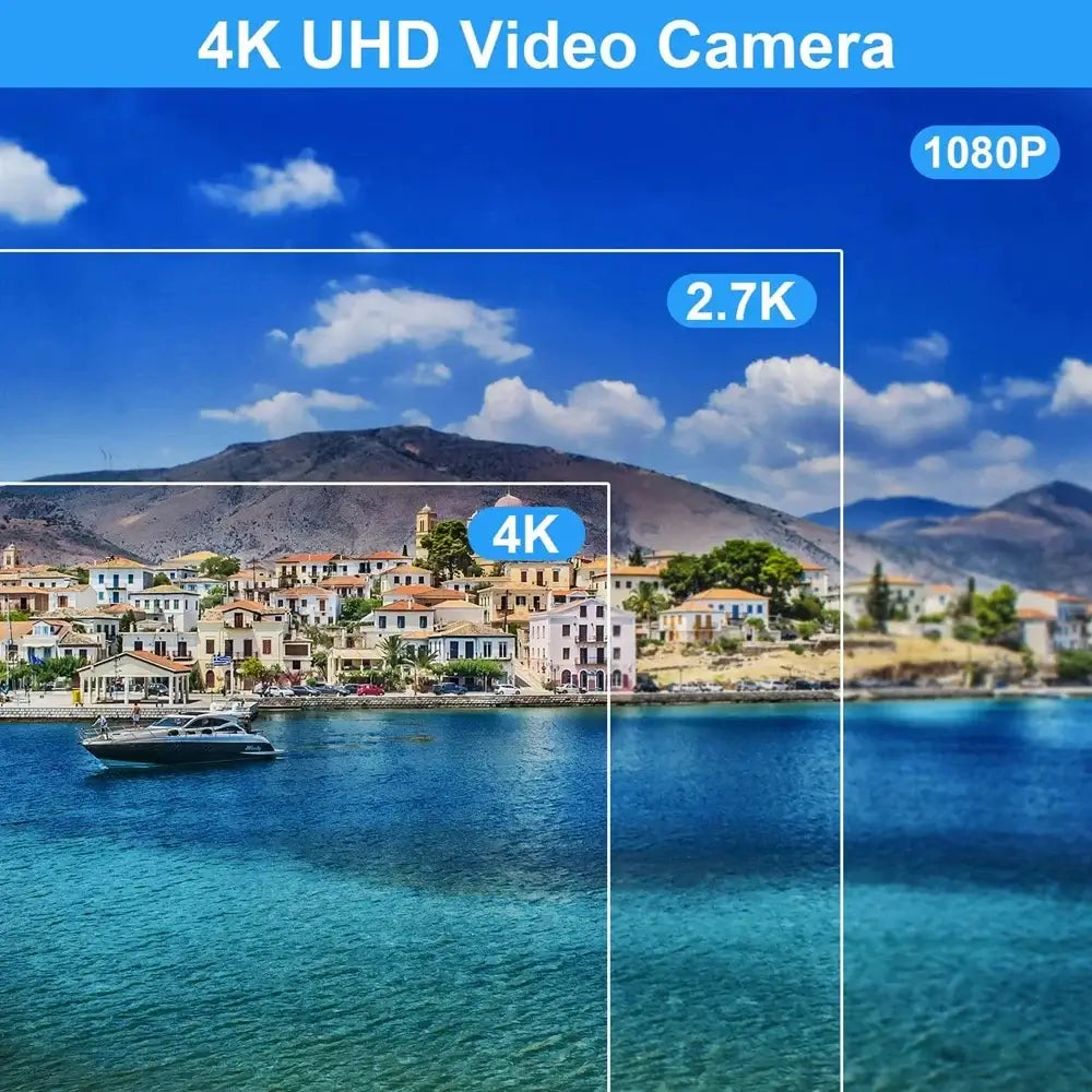 4k Digitalkameras Professioneller Camcorder für Vlog-Videokamera WiFi 48MP Youtube-Kamera 18-facher Digitalzoom-Kamera Digitale Webcam