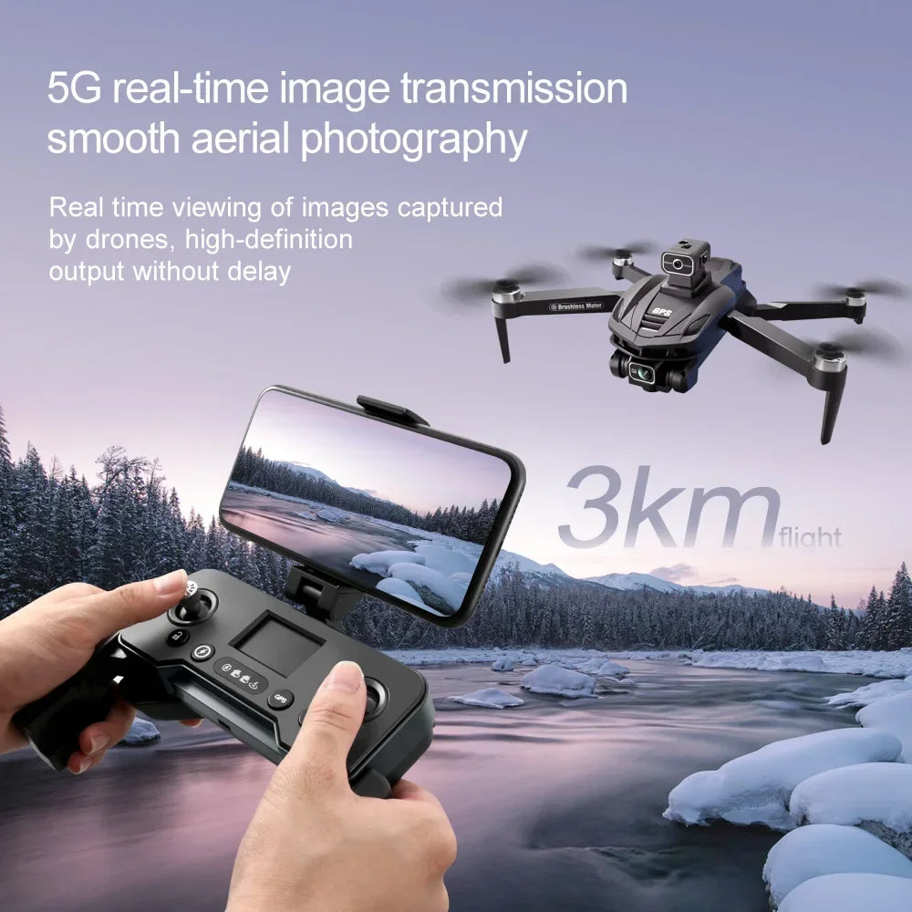 Für Xiaomi V168 Drone 8K 5G GPS Professionelle HD Luftaufnahmen Dual-Kamera Omnidirektionale Hindernisvermeidung Drone Original