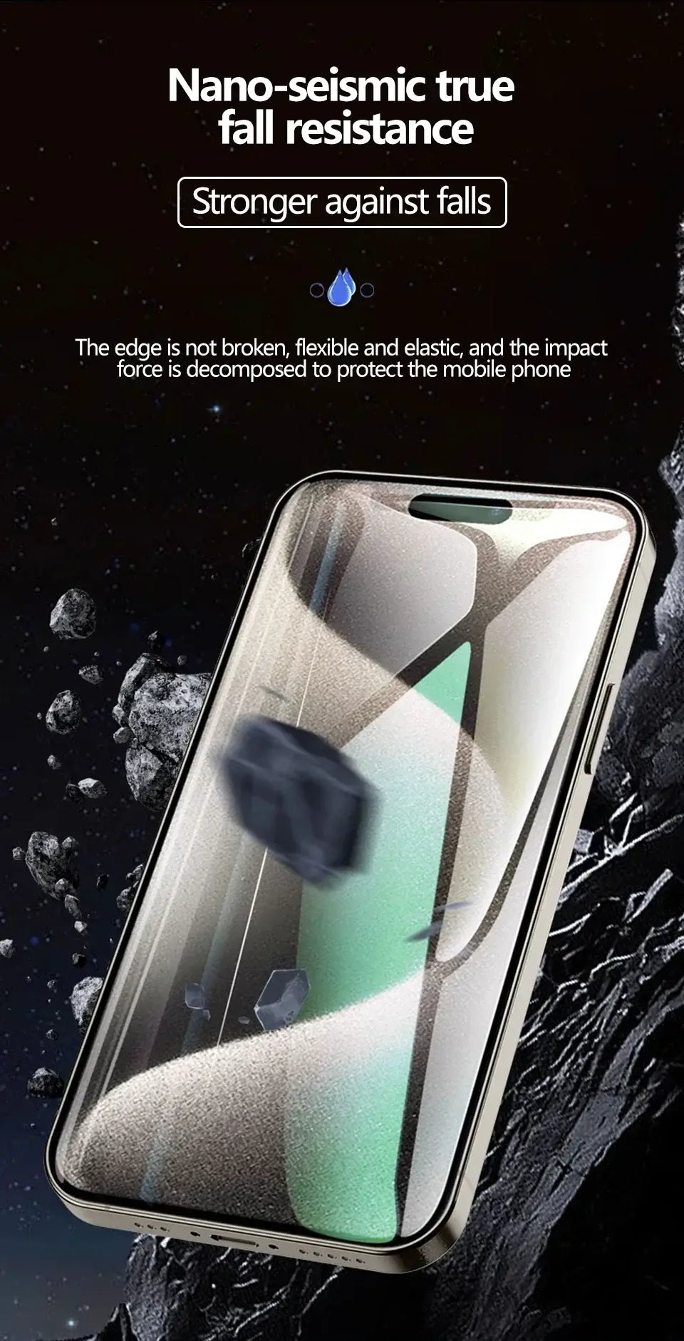 5 protectores de pantalla de hidrogel de cobertura completa para iPhone 13, 12, 11, 14, 15 Pro Max, para iPhone 16 PRO, XR, XS MAX, 7, 8 Plus, no de cristal