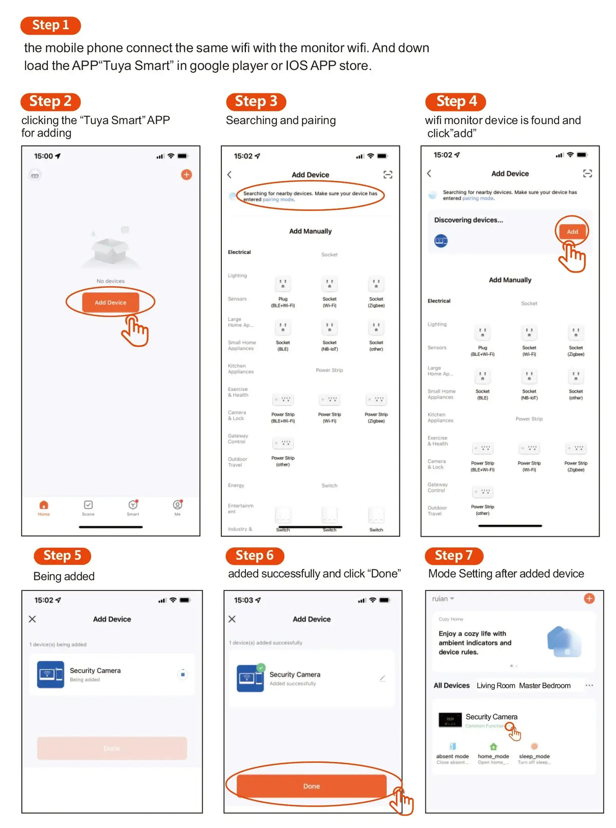 Kabelloses WiFi-Video-Gegensprechsystem, 1080P, Smart-Video-Türklingel für Zuhause, Touchscreen mit 32G-Karte, 2-Wege-Audio, TUYA-App-Entsperren