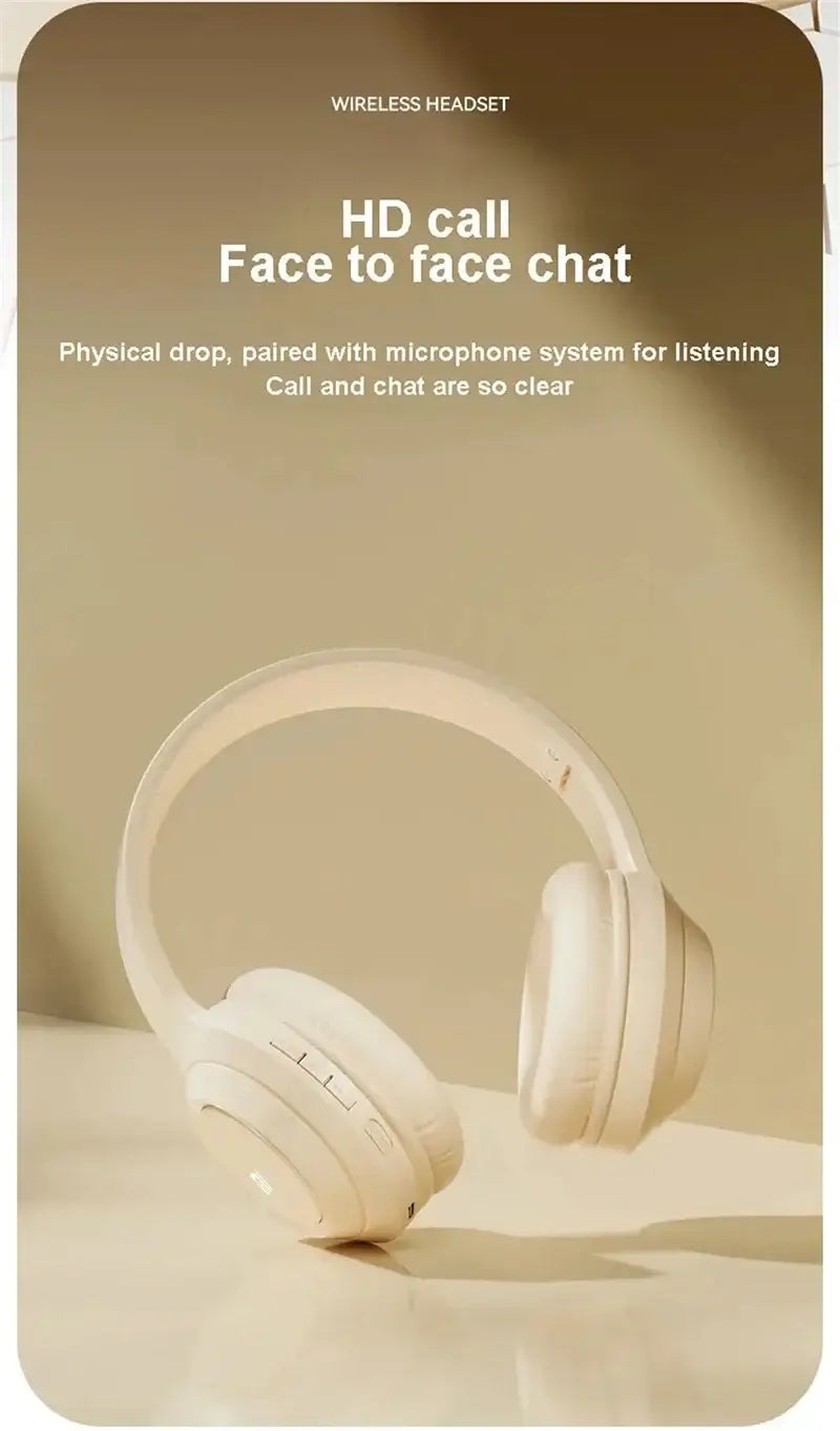 Wireless headset designed for HD calls and clear face-to-face communication with a built-in microphone.