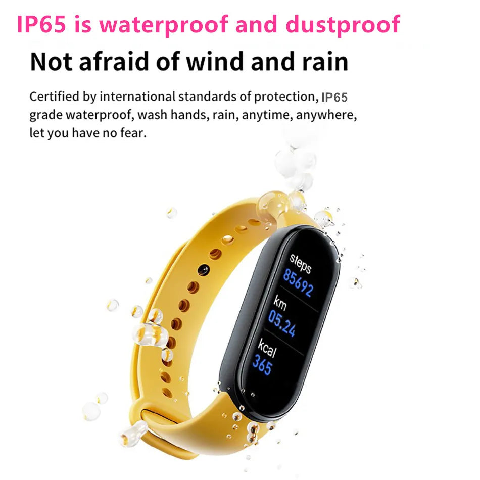 M6 Smart Watch Männer Frauen Fitness Smart Armband Sport Band Herzfrequenz Blutdruckmessgerät Wasserdichte Multifunktionsuhren