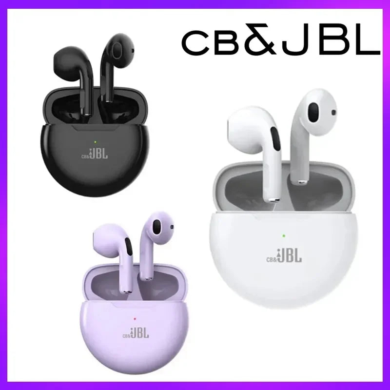 Original Air Pro 6 TWS Drahtlose Bluetooth-Kopfhörer Mini Pods Ohrhörer Kopfhörer Headset Für Xiaomi Android Apple iPhone Kopfhörer