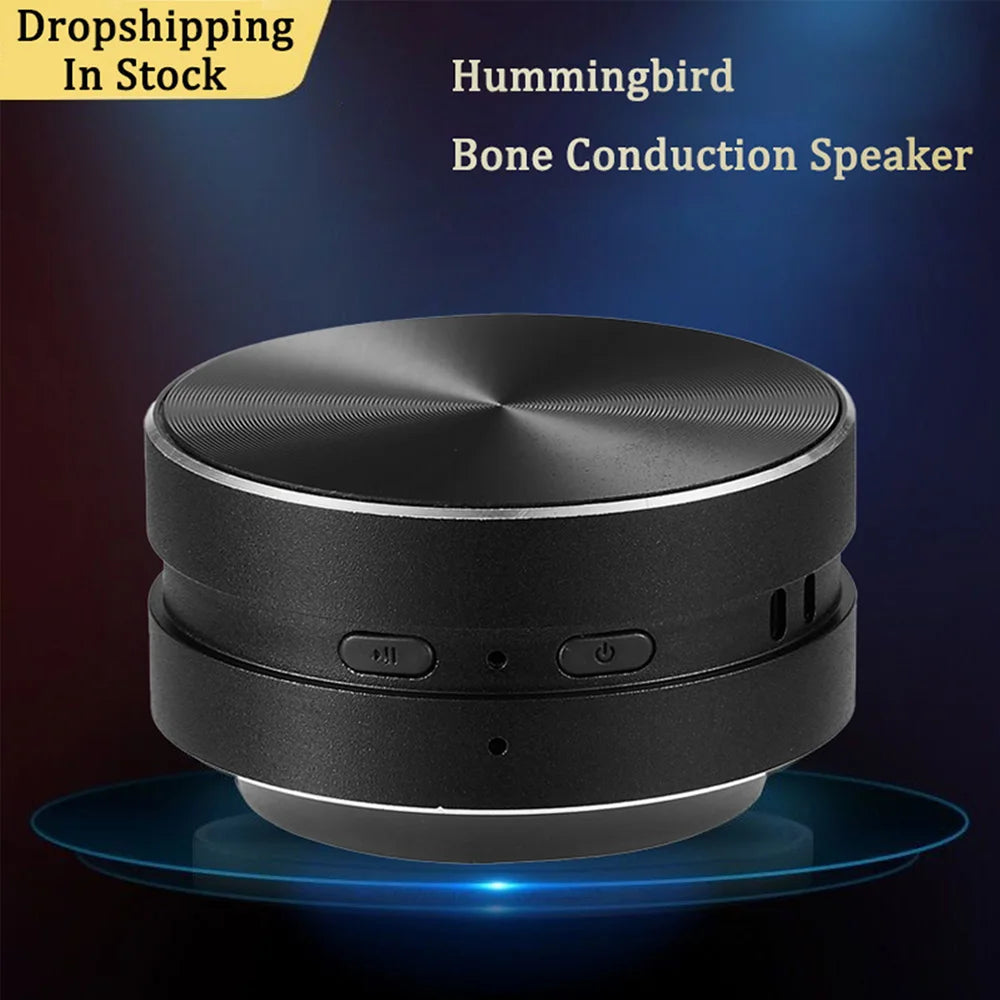 2024 heißer Knochenleitungslautsprecher Bluetooth-Kompatibel TWS Wireless Stereo Sound Hummingbird Lautsprecher Mit FM Radio Dropshipping