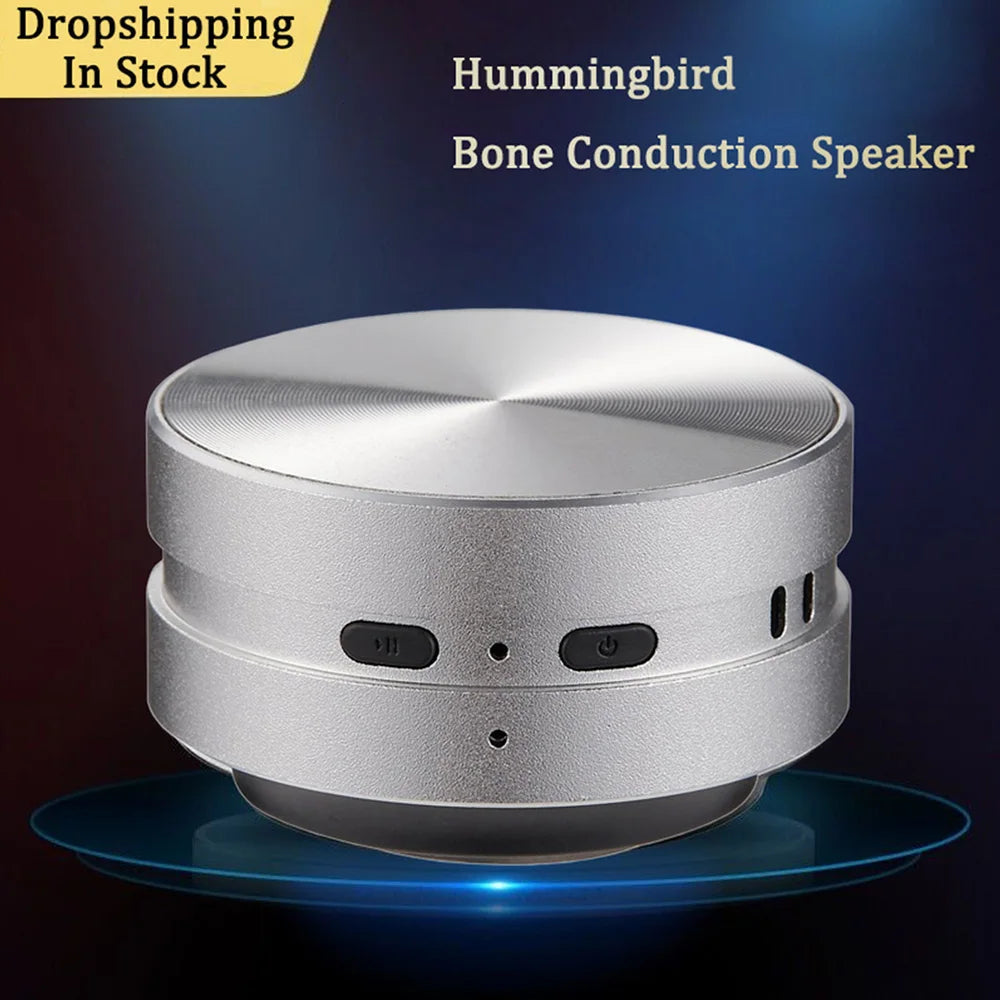 2024 heißer Knochenleitungslautsprecher Bluetooth-Kompatibel TWS Wireless Stereo Sound Hummingbird Lautsprecher Mit FM Radio Dropshipping