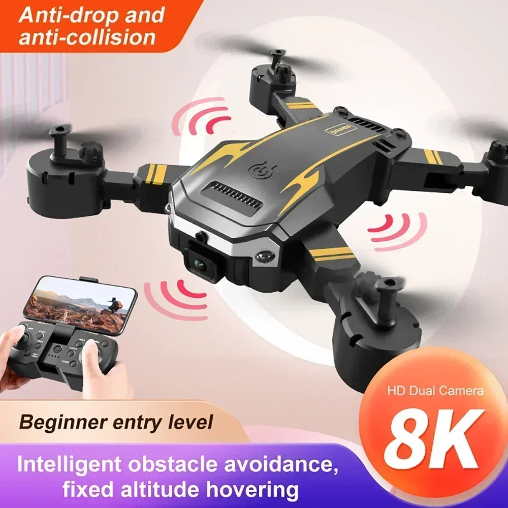 Neue G6 Drohne 8K 5G GPS Professionelle HD 360 ° Luftaufnahmen Dual-Kamera Faltbares Hindernisvermeidung Bürstenloser Quadrocopter 5KM