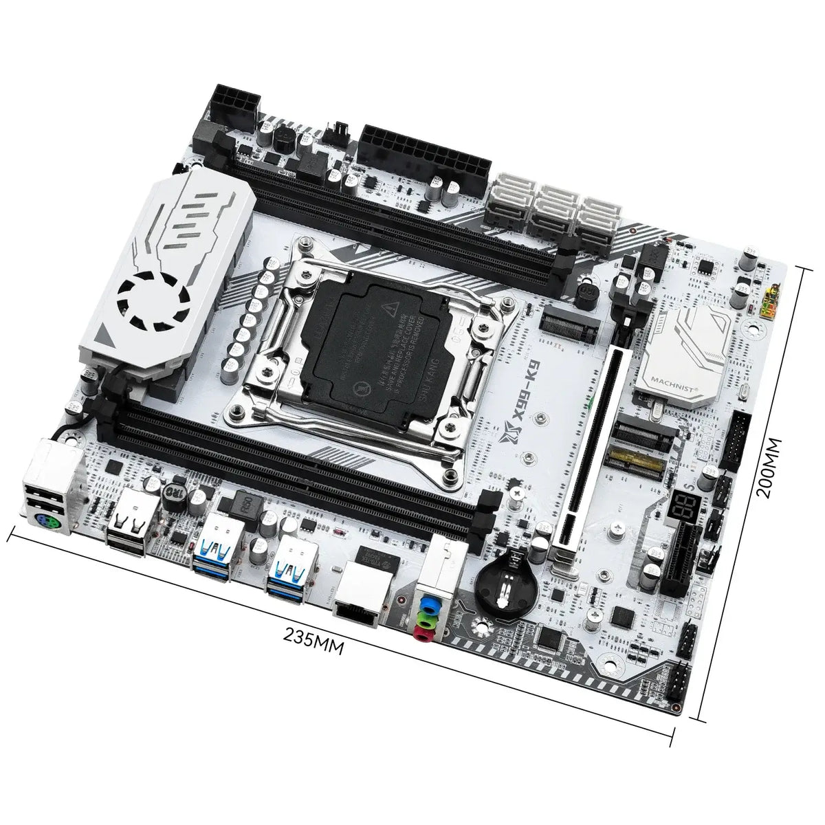 MACHINIST X99 Motherboard Combo LGA 2011-3 Xeon E5 2680 V4 Kit CPU Prozessor DDR4 32GB 2400MHz RAM NVME M.2 Vier Kanal X99-K9