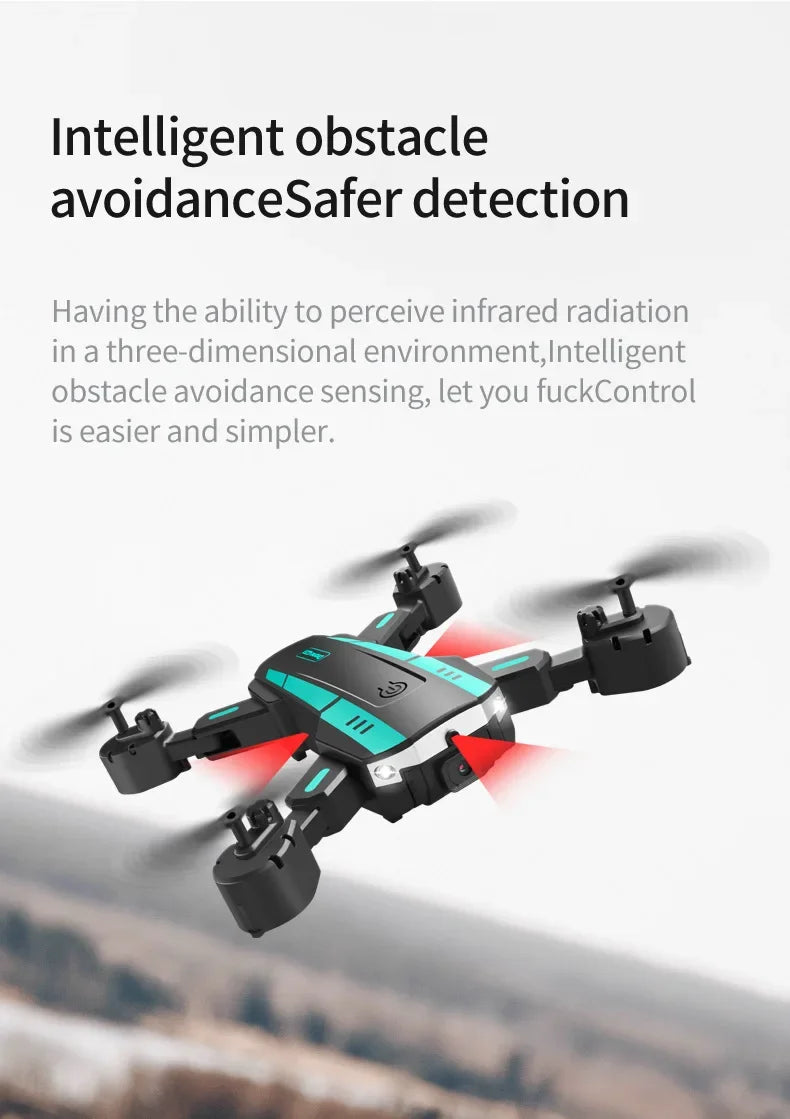 Neue G6 Drohne 8K 5G GPS Professionelle HD 360 ° Luftaufnahmen Dual-Kamera Faltbares Hindernisvermeidung Bürstenloser Quadrocopter 5KM