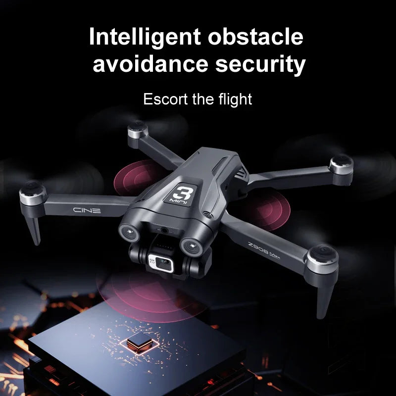 Xiaomi Z908Pro Max Drohne Professionelle Dual Kameras HD 8K Bürstenloser Motor GPS FPV Hindernisvermeidung Klappbarer Quadcopter UVA 1000M