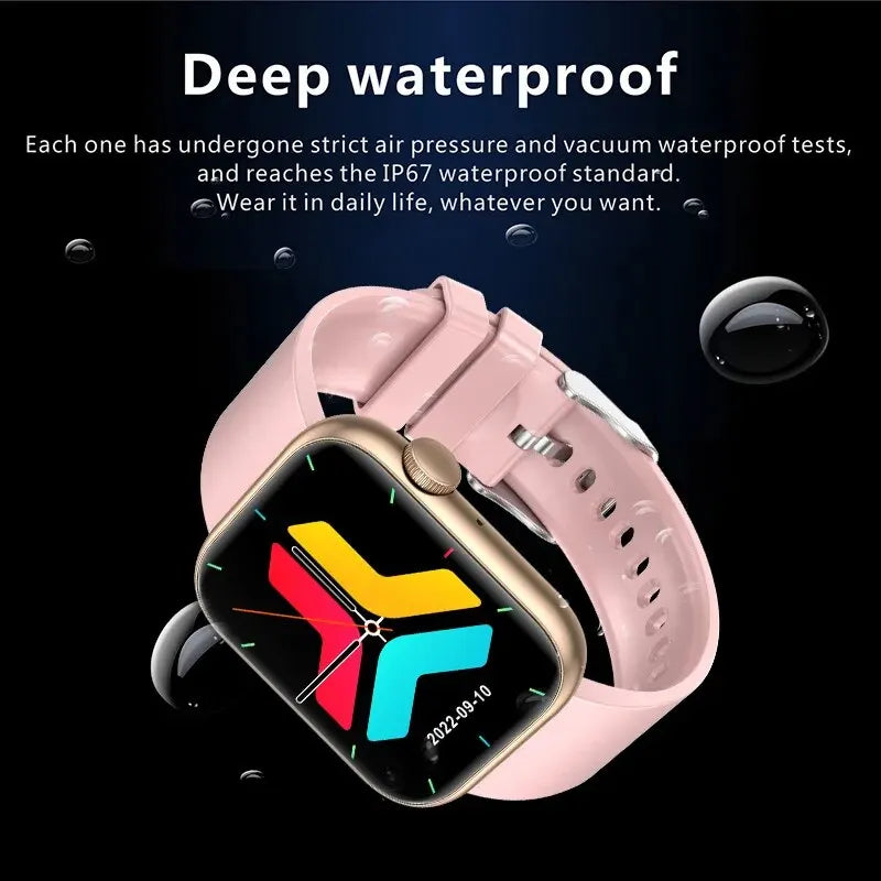 LIGE Bluetooth Anruf Smartwatch Frauen Männer Sport Fitness Uhren Frau Körper Temperatur Überwachung Wasserdichte Smart Watch Damen