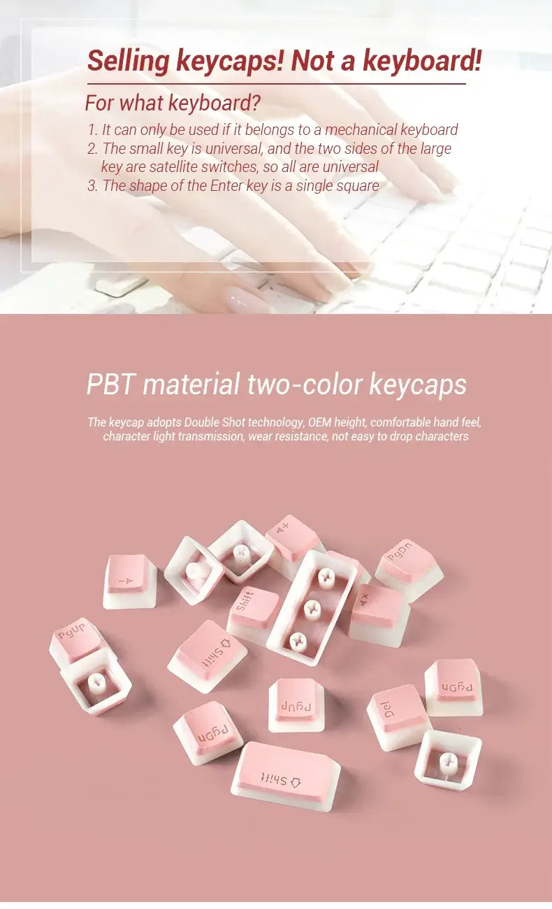 129 Keys Pudding Keycaps OEM Profile PBT Double Shot Keycap For Mx Switch Mechanical Keyboard ISO Layout RGB backlit Key Caps