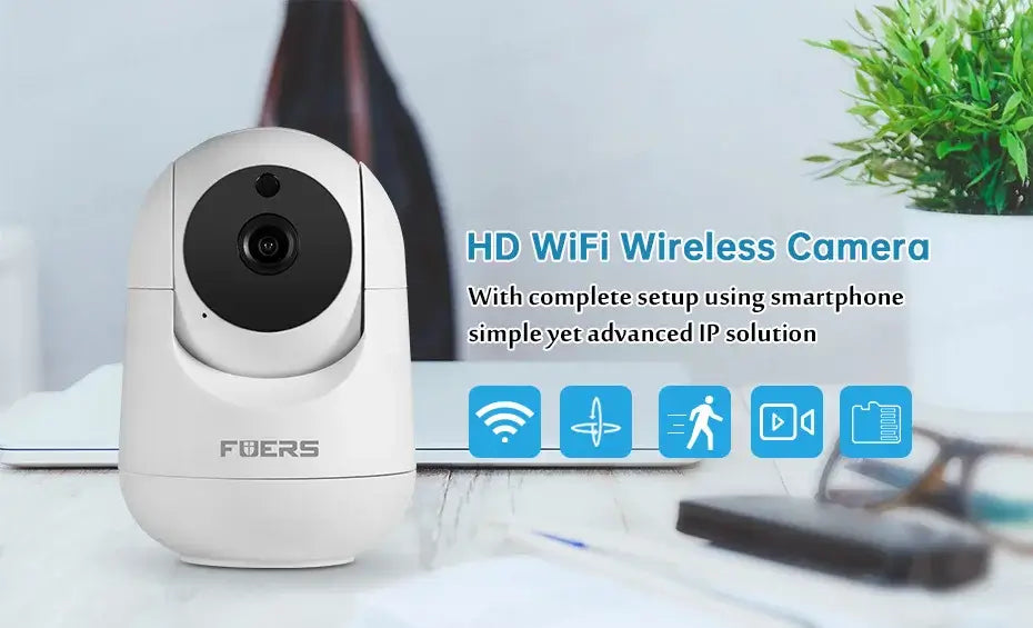 Fuers 5MP WiFi Kamera Tuya Smart Home Indoor Drahtlose IP Überwachungskamera AI Erkennen Automatisches Tracking Sicherheit Babyphone