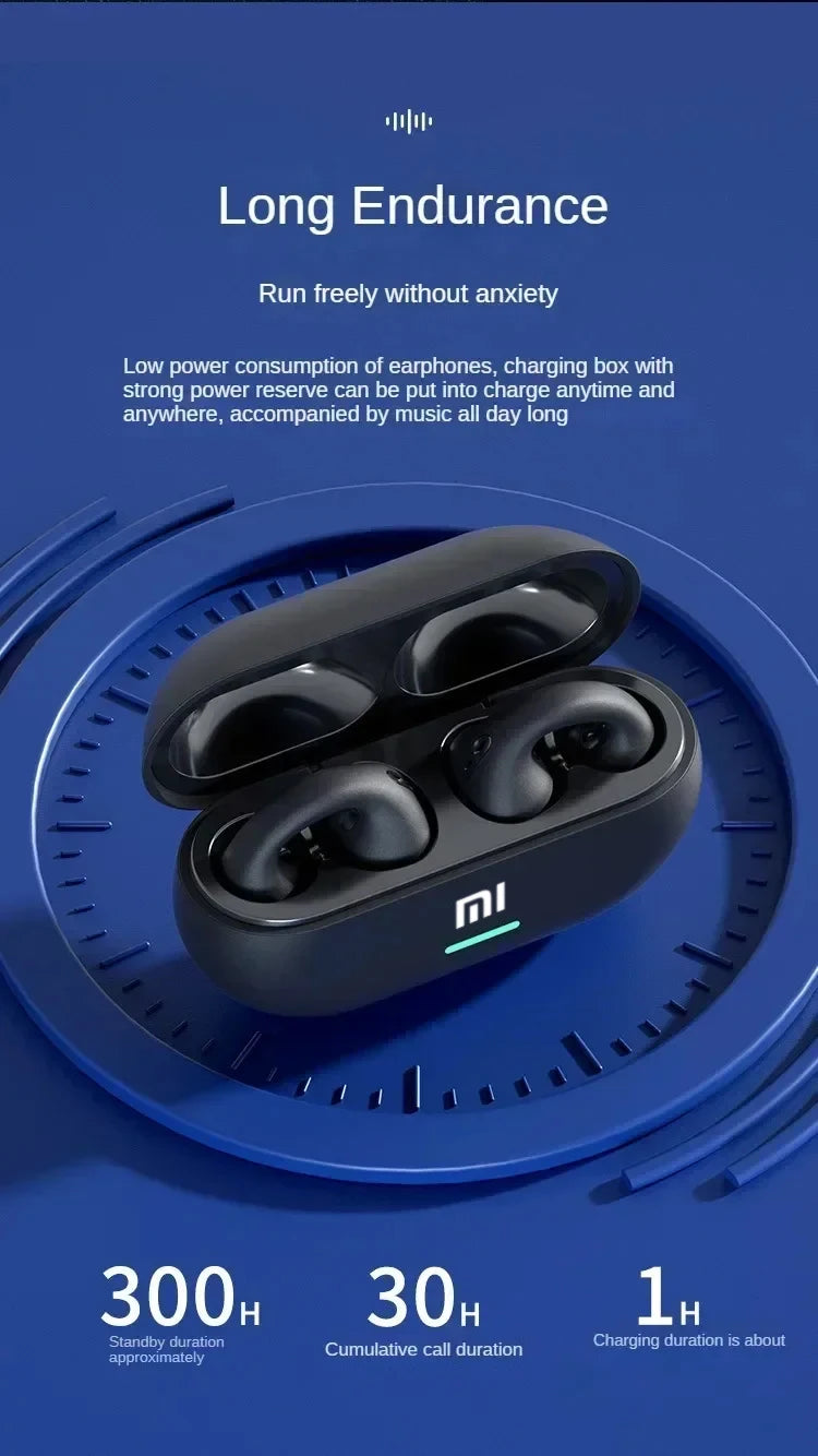 Xiaomi Earphones Wireless Bluetooth 5.3 Bone Conduction Headphones HiFi Sound Quality Waterproof Noise Canceling Sports Earphone