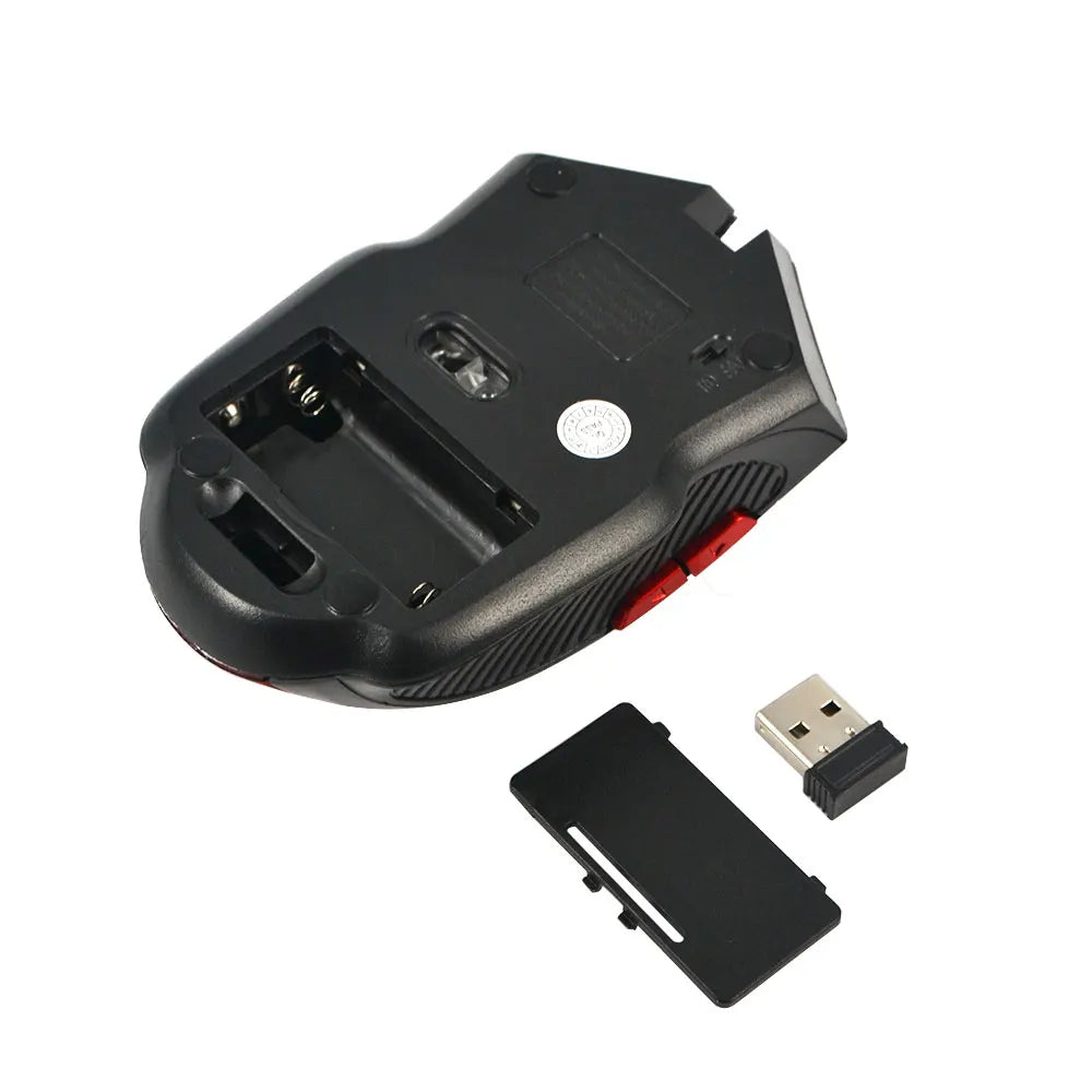 2.4G 6Buttons Wireless Mouse Game Mouse 1600DPI USB Receiver Gaming Mouse Optical For Laptop Computer PC Gamer LOL