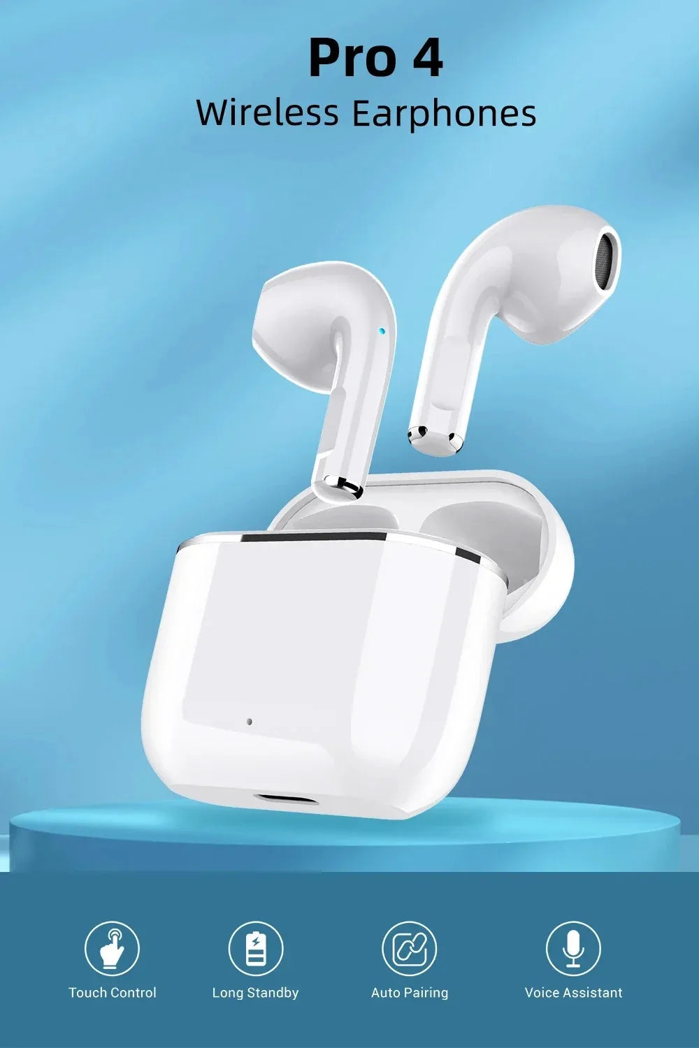 Lenovo Air Pro4 TWS Drahtlose Kopfhörer Bluetooth-Ohrhörer Für iPhone 15 14 13 12 Pro Max Mini Headset Ohrhörer Zubehör