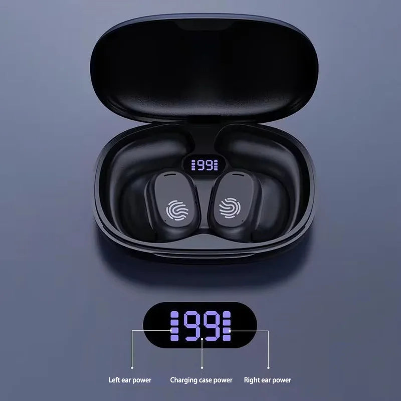 Auriculares de conducción ósea Xiaomi 5.3 Auriculares deportivos inalámbricos Bluetooth HiFi 9D Estéreo Control táctil Reducción de ruido a prueba de agua