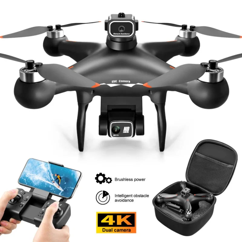 Professionelle S116 MAX Drohne 8K WIFI FPV Kamera 360° Hindernisvermeidung Bürstenloser Motor RC Quadcopter Mini Dron Spielzeug