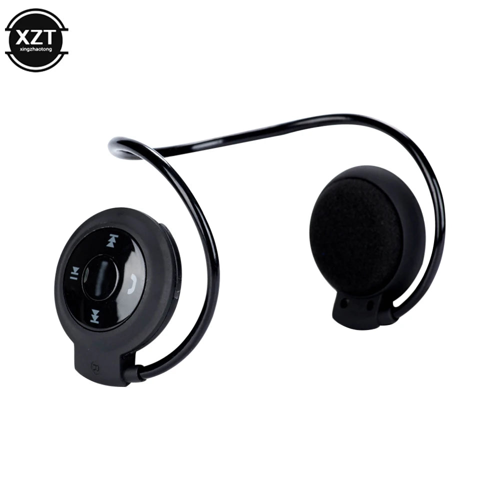 Sport Wireless Bluetooth-compatib Headphones Stereo Earphones Mp3 Music Player Headset Earpiece Micro SD Card Slot Handsfree Mic