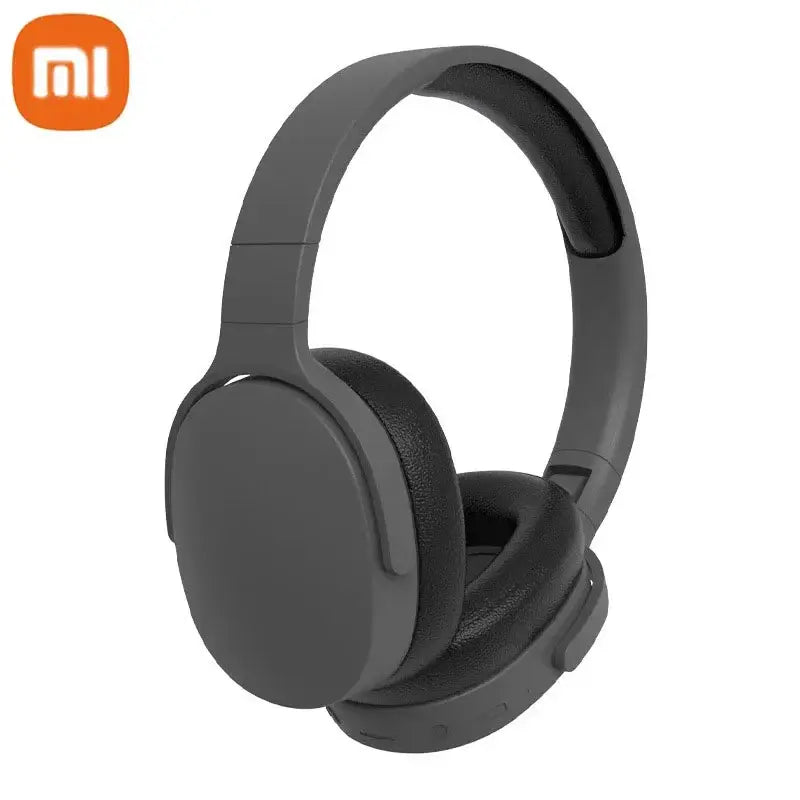 Original Xiaomi wireless headphones in sleek black design, featuring soft foam ear pads and over-ear style for comfort.