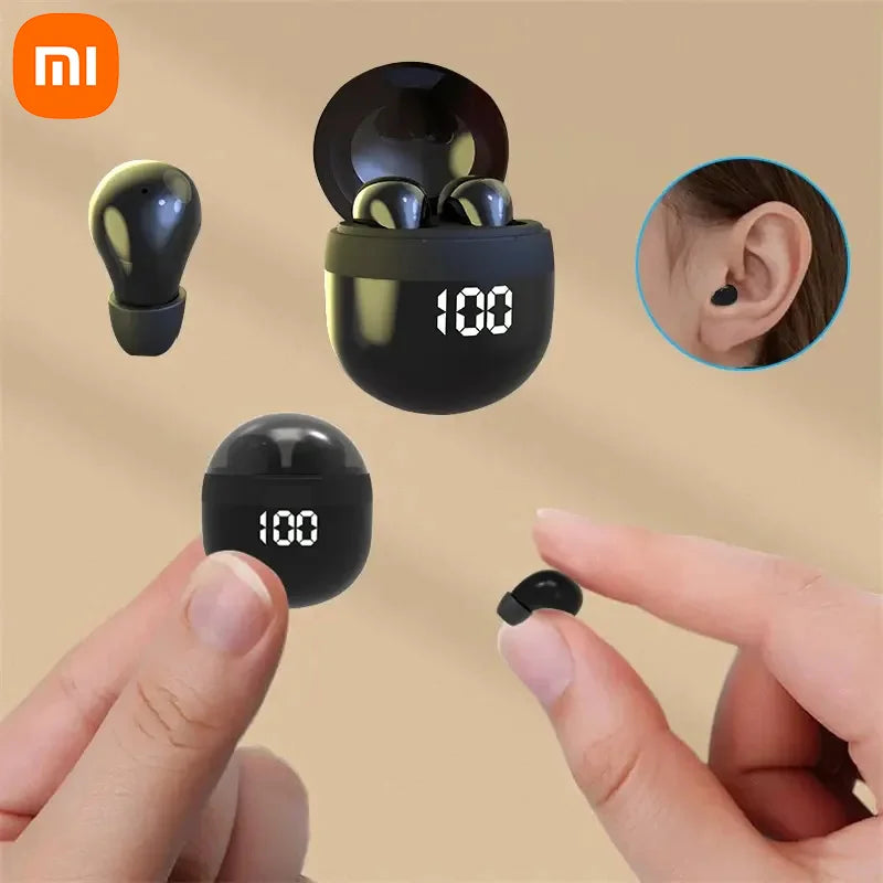 Xiaomi Invisible Mini Headphones TWS Wireless Earphones Bluetooth 5.3 Headset with Microphone Noise Reduction In-Ear Earbuds