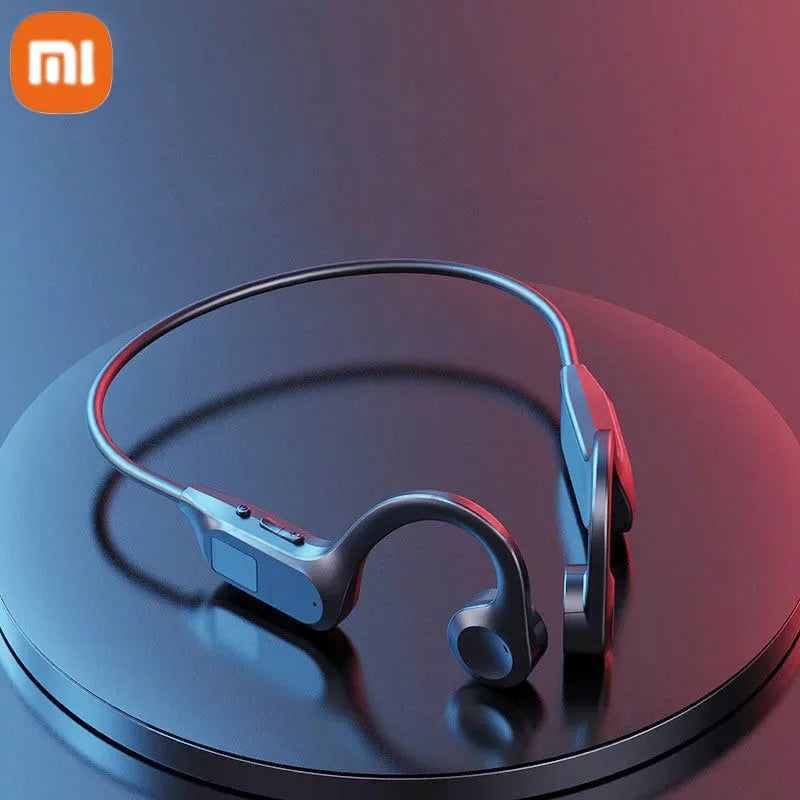 Auriculares deportivos de conducción ósea Xiaomi Auriculares inalámbricos compatibles con Bluetooth Auriculares manos libres con micrófono para correr Auriculares X7