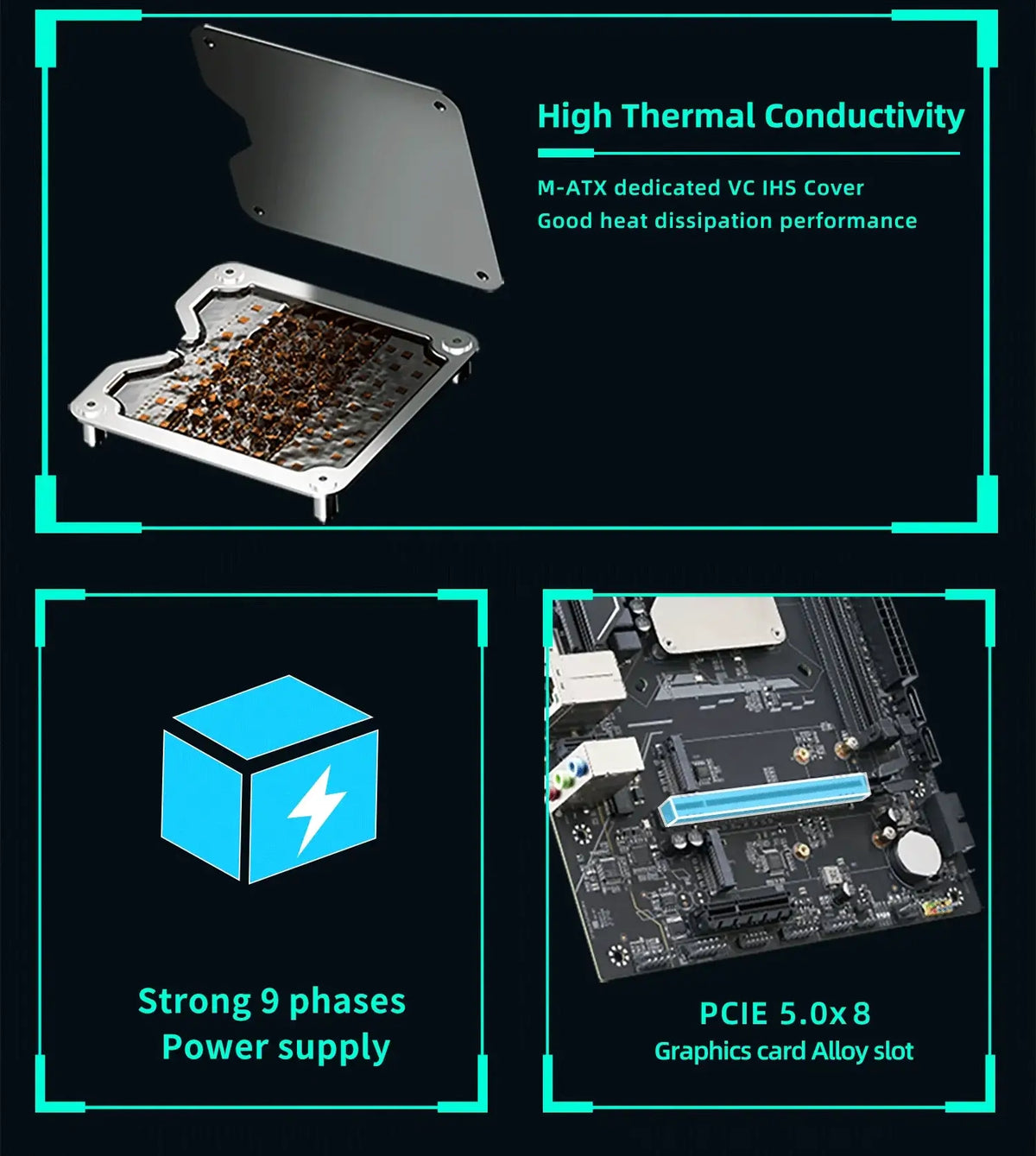 DIY Gaming Computer Motherboard with Onboard 13th Kit Interposer Core CPU Q1HY ES 0000(Refer to i9 13900HK)14C20T DDR5 Desktops