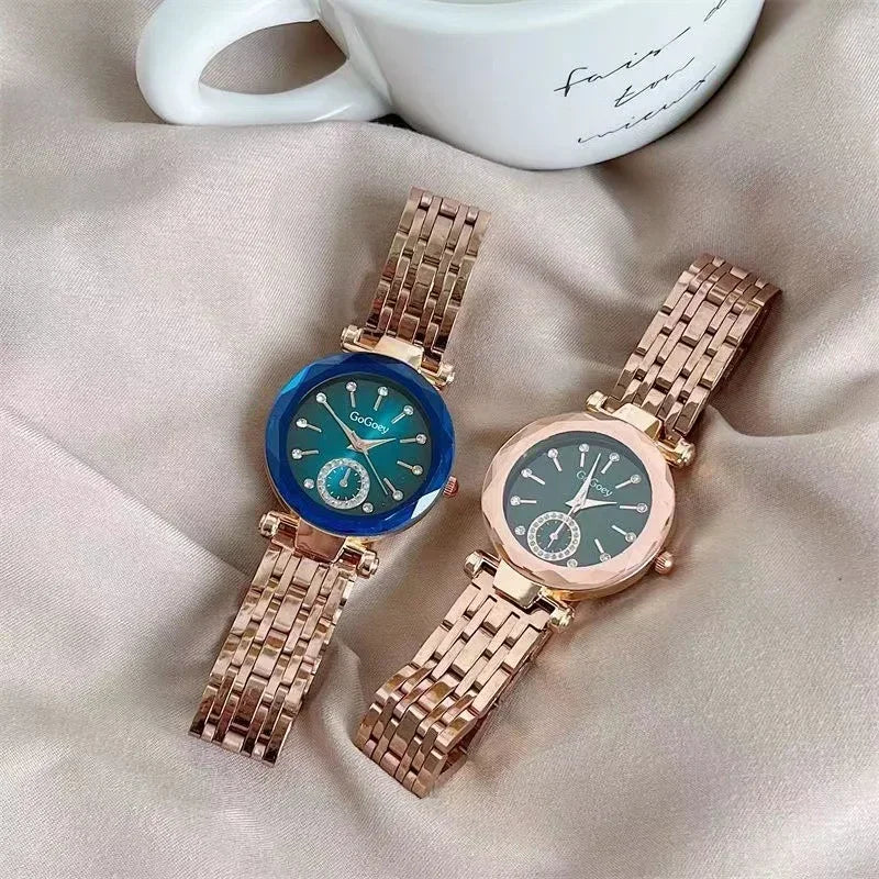 2024 New Brand Women Watches Fashion Steel Ladies Quartz Watch Reloj Mujer Marcas Famosas De Lujo gift Wristwatch Dropshipping