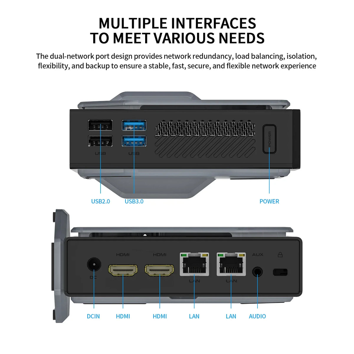 Mini PC S1 Intel Alder Lake N100 Mini PC para juegos Gamer Windows 11 HDMI BT4.2 DDR4 16 GB 512 G SSD dual Desktops