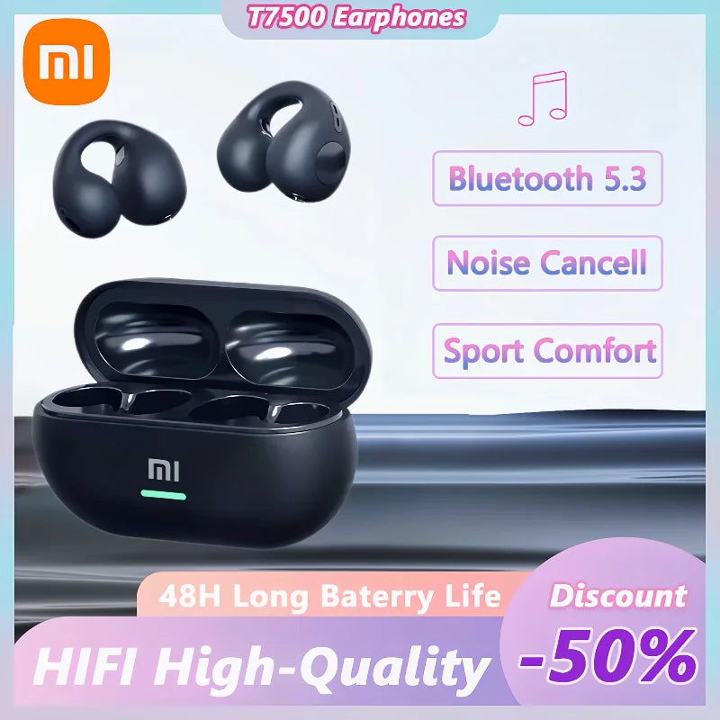 Xiaomi Earphones Wireless Bluetooth 5.3 Bone Conduction Headphones HiFi Sound Quality Waterproof Noise Canceling Sports Earphone