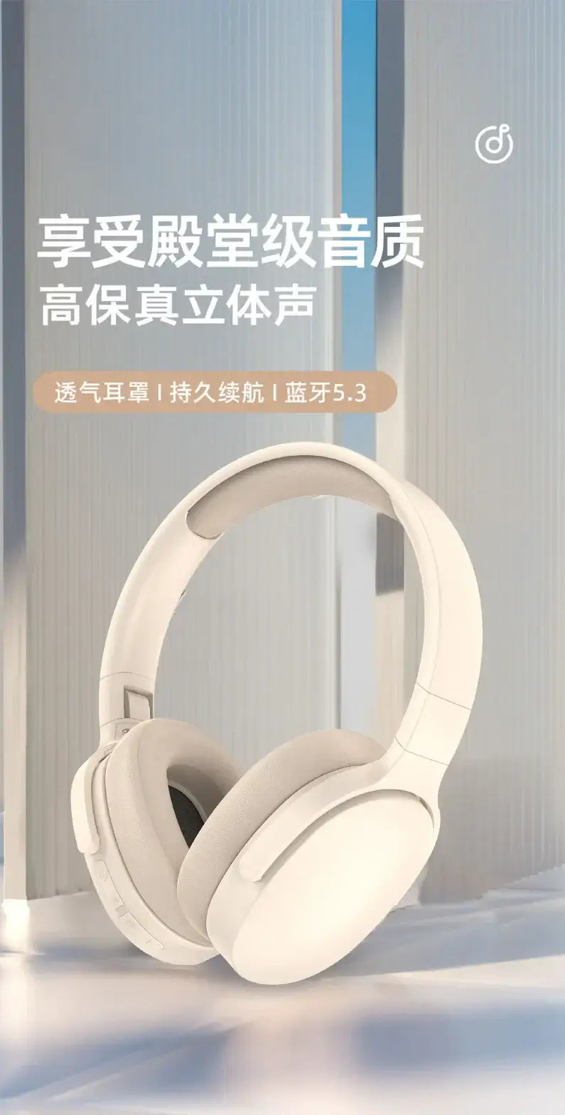 Original Xiaomi Wireless Headphones in white, showcasing sleek design and advanced Bluetooth 5.3 technology.