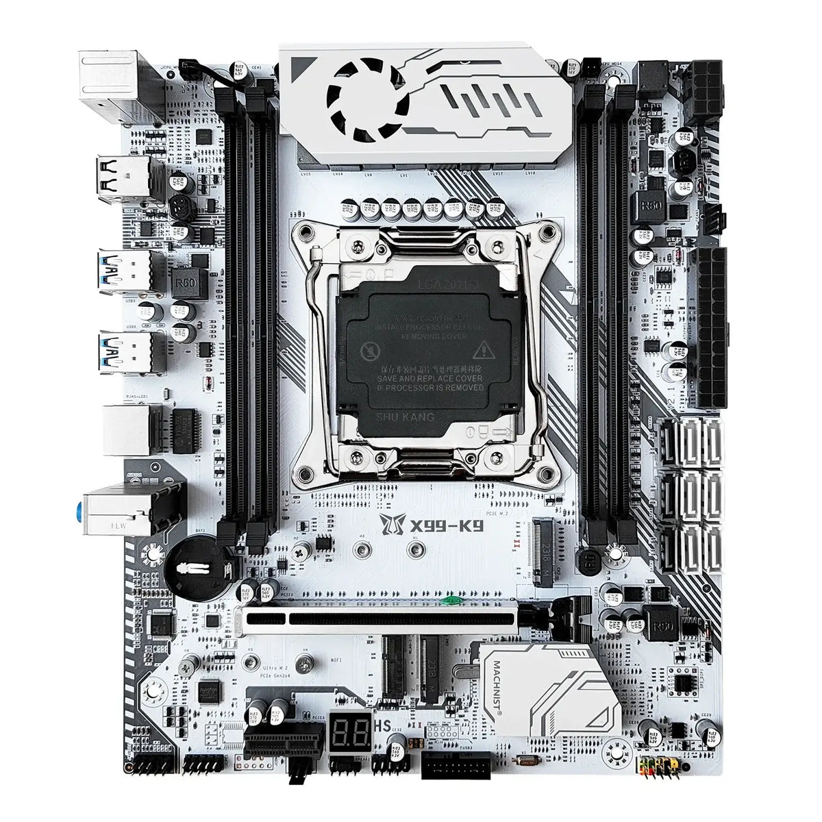 MACHINIST X99 Motherboard Combo LGA 2011-3 Xeon E5 2680 V4 Kit CPU Prozessor DDR4 32GB 2400MHz RAM NVME M.2 Vier Kanal X99-K9