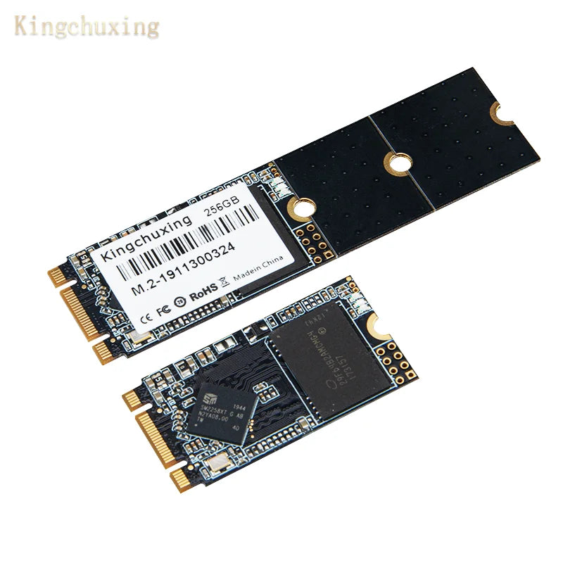 Kingchuxing M2 SSD 128GB M.2 NGFF 2242 256GB 512GB HD SATA3 SSD NGFF 2280 1TB 2TB Interne Solid-State-Laufwerke für Laptop-Desktop