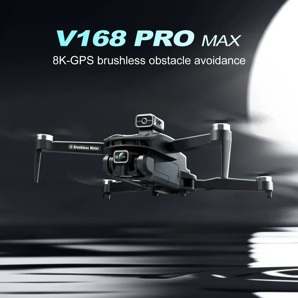 Für Xiaomi V168 Drone 8K 5G GPS Professionelle HD Luftaufnahmen Dual-Kamera Omnidirektionale Hindernisvermeidung Drone Original