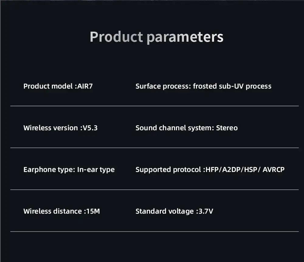 Xiaomi Original Air 7 Auriculares TWS Auriculares Bluetooth Auriculares inalámbricos HiFi Micrófono Reducción de ruido Auriculares impermeables Juego Movimiento